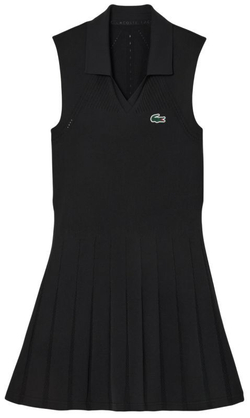 Теннисное платье Lacoste Stretch Tennis - черный