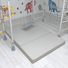 Мягкий щит (мат) тройной 1,5м (серый)