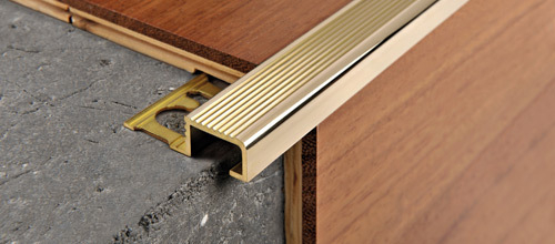 Профили для ступеней Progress Profiles PROBRASTEP латунь блестящая PBPOL 10