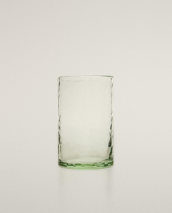 Zara Home стакан из стекла, цвет зелёный, 12.1 см