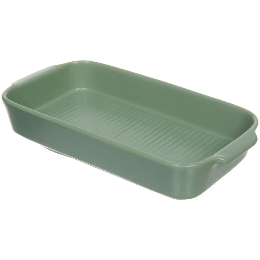 Форма керамическая для запекания «Акварель» 24.5*12.5*4,5см, нежно-зеленая