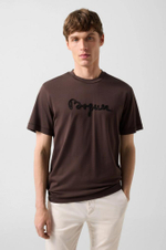Футболка BOGNER LUKAS-1 в темно-коричневом цвете