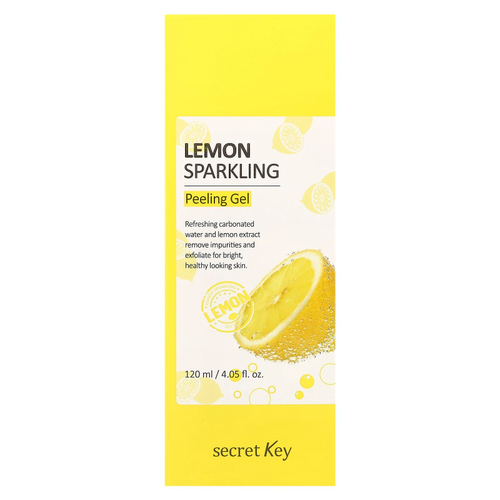 Secret Key, Лимонный игристый гель для пилинга, 4.05 ж. унц.(120 мл)