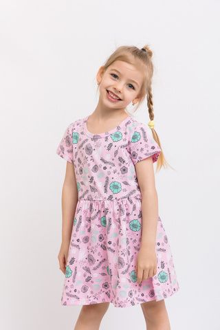 045_БК25 Платье для девочки, мультиколор