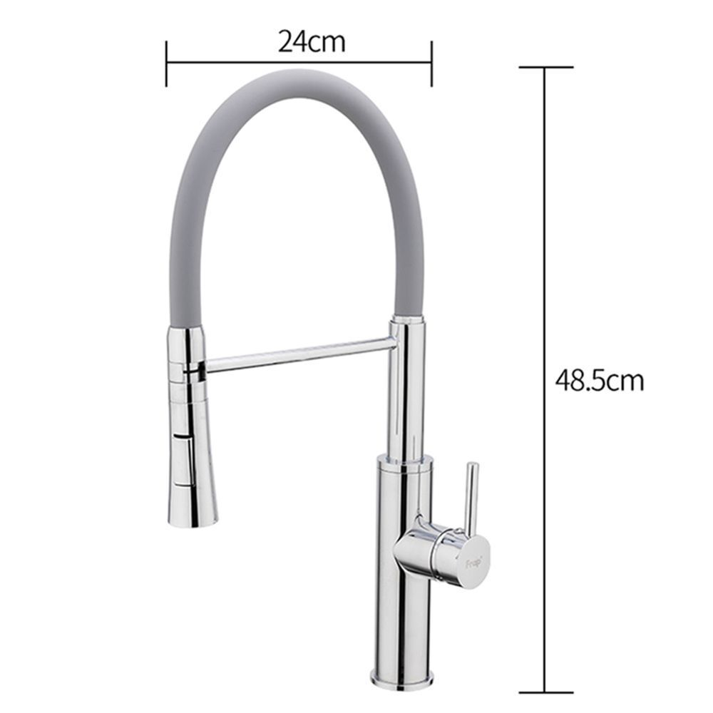 Смеситель для кухни, Frap, гибк излив, с картриджем, хром, F4452-6