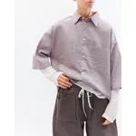 Рубашка БИЧ укороченная серая