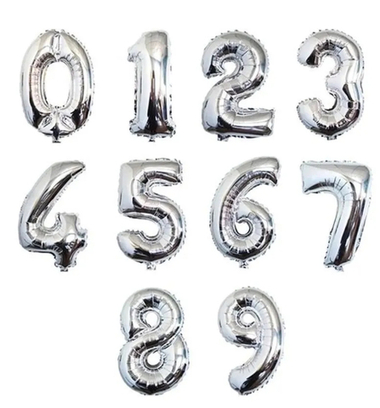 Шар фольгированный цифра  1шт 102 см