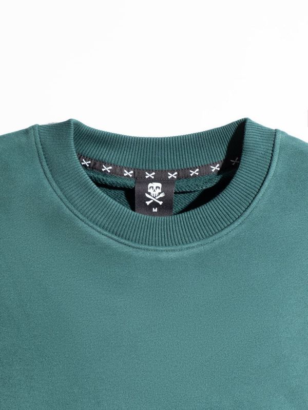 Толстовка F&K темно-зеленая - фото 6