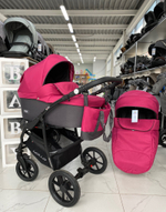 Коляска  BELLA (2 в 1) (RIKO BASIC) 04 серый-сиреневый