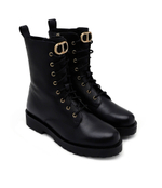 Кожаные ботильоны TWINSET - черный(232TCP054)