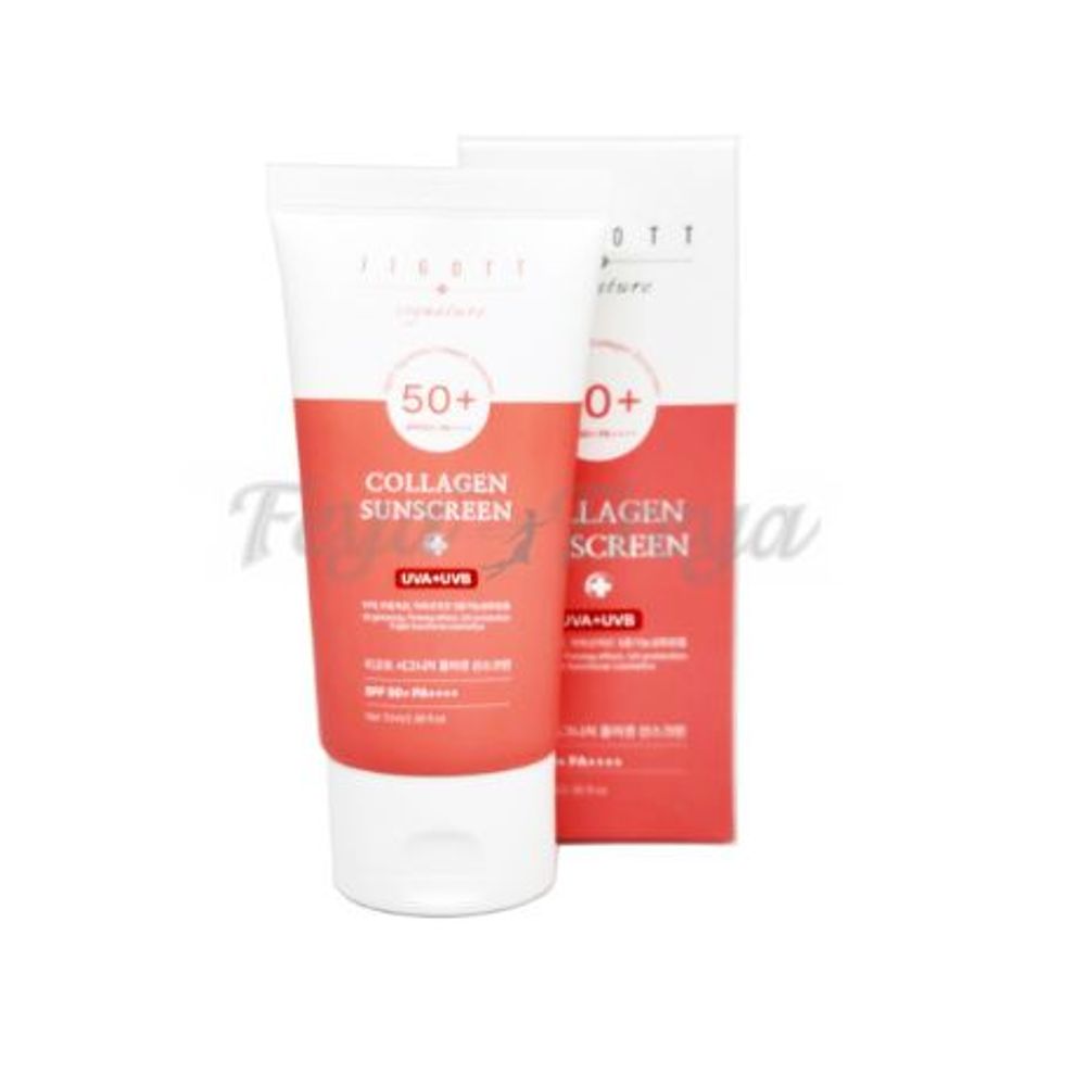 JIGOTT Солнцезащитный крем с коллагеном SPF50 PA++++