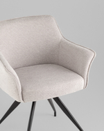 Стул обеденный Feston вращающийся серый