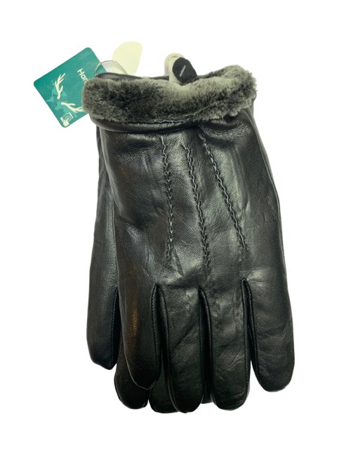 Harmony.Перчатки. Мужские. Материал верха: Кожа теленка. Подклад: Мех. 10 шт. в упаковке.