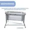 Детская кроватка Chicco Next2Me Magic Evo Grey Mist