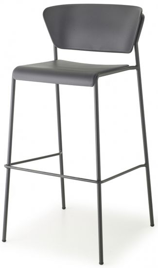 Стул барный пластиковый Lisa Technopolymer