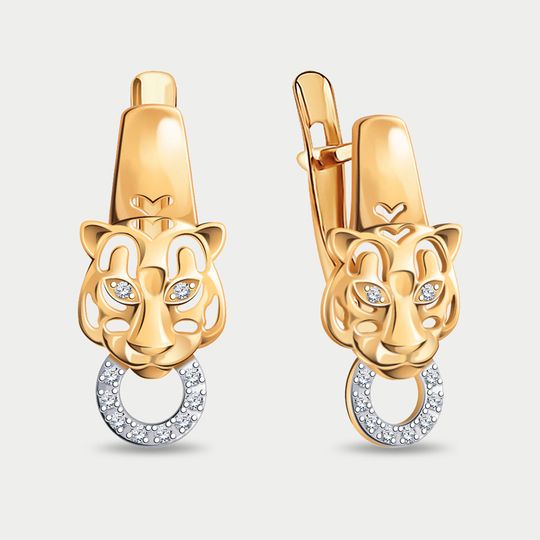 Серьги золотые