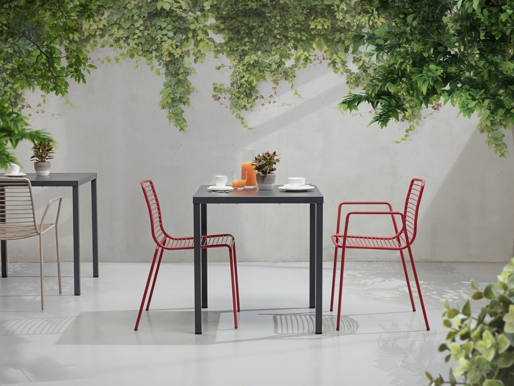 Стол обеденный металлический Scab Design Summer, антрацит