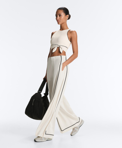 Oysho Топ без рукавов Comfortlux с завязками, экрю