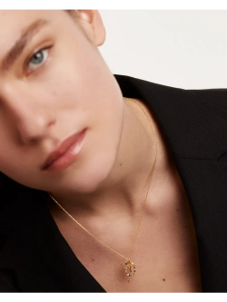 Колье Буква Y серебро 925 пробы покрытое золотом