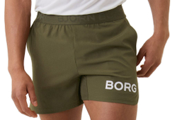 Мужские теннисные шорты Björn Borg Short Shorts - зеленый