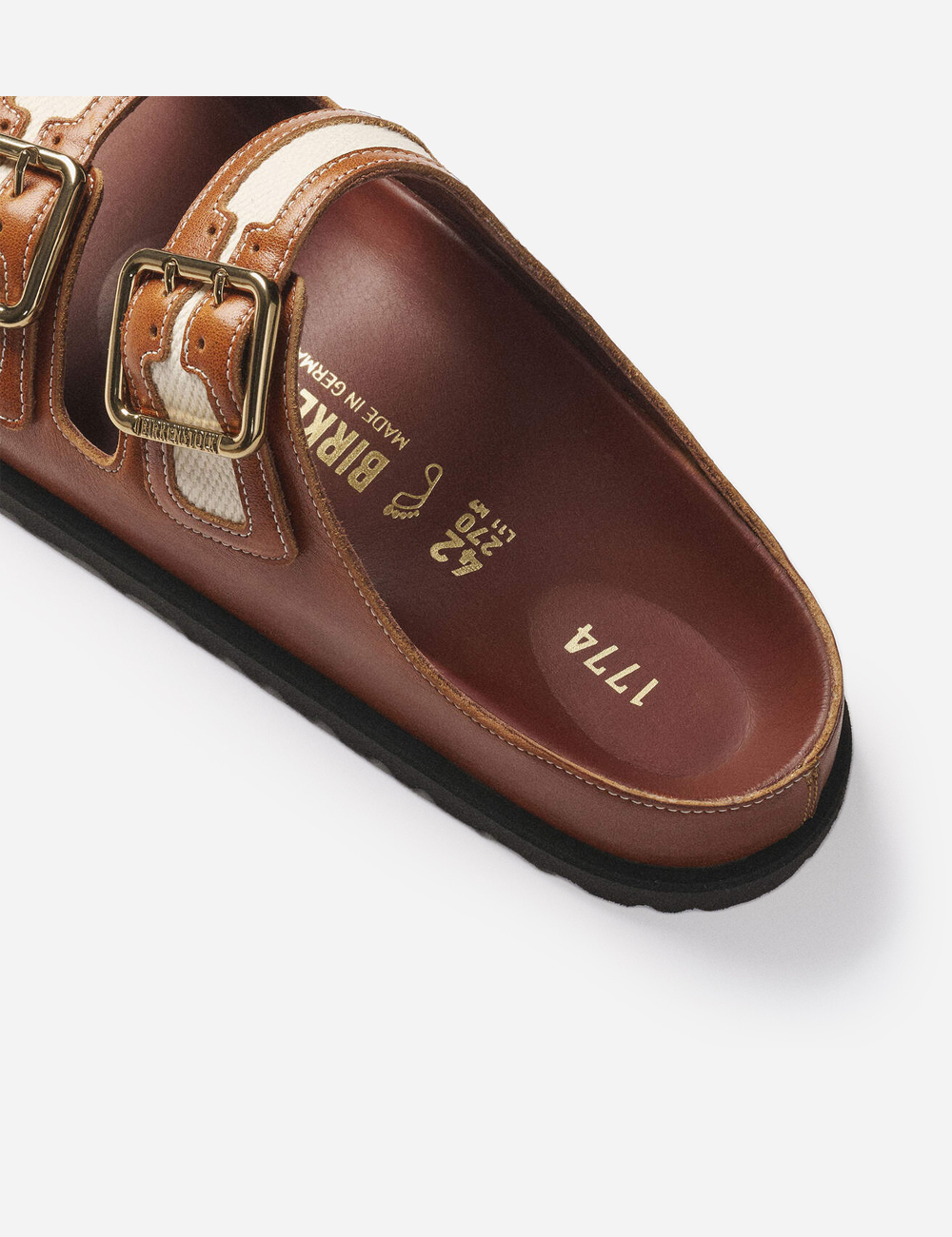 Birkenstock 1774 Arizona Canvas Mischmaterial " Cinnamon Canvas"