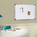 Доска магнитно-маркерная 45х60 см, алюминиевая рамка, ГАРАНТИЯ 10 ЛЕТ, STAFF, 235461