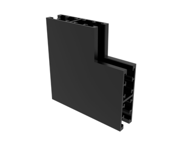 Внутренний соединитель для магнитного двустороннего шинопровода угловой CLT 0.226 02 BL чёрный UX5 Crystal Lux