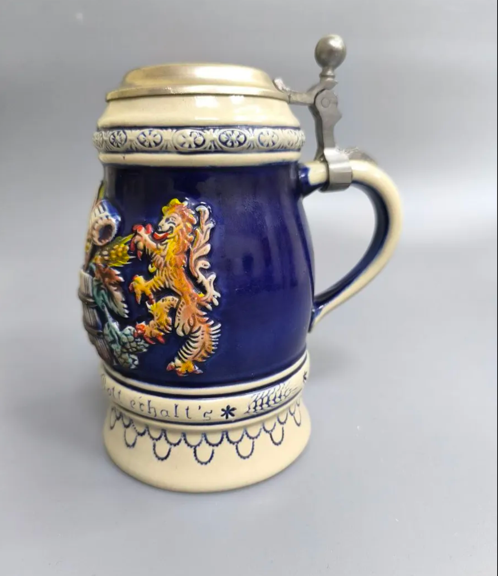 Кружка пивная "Хмель и солод" Германия