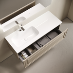 Тумба подвесная SANCOS Very  левая 1195х445х406, c одним  ящиком оснащенным доводчиками, Beige Soft , арт.VR120LCE