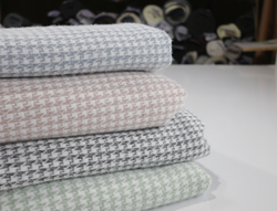 ГОЛУБОЙ - Альпака жаккард ГУСИНАЯ ЛАПКА (КРВ610 Елена)