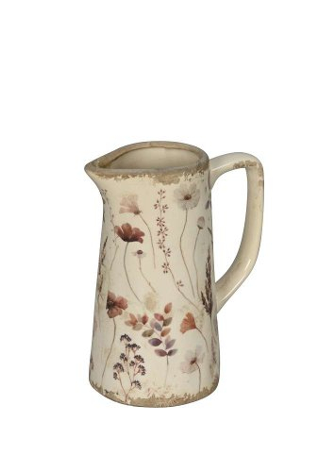 Кувшин декоративный "Маки" 15,5x10,5xH19,5см