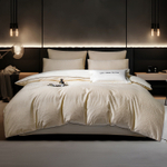 КПБ на резинке Сатин-Жаккард Тессоро MTR006, Евро, 4 наволочки, простынь 160*200*30