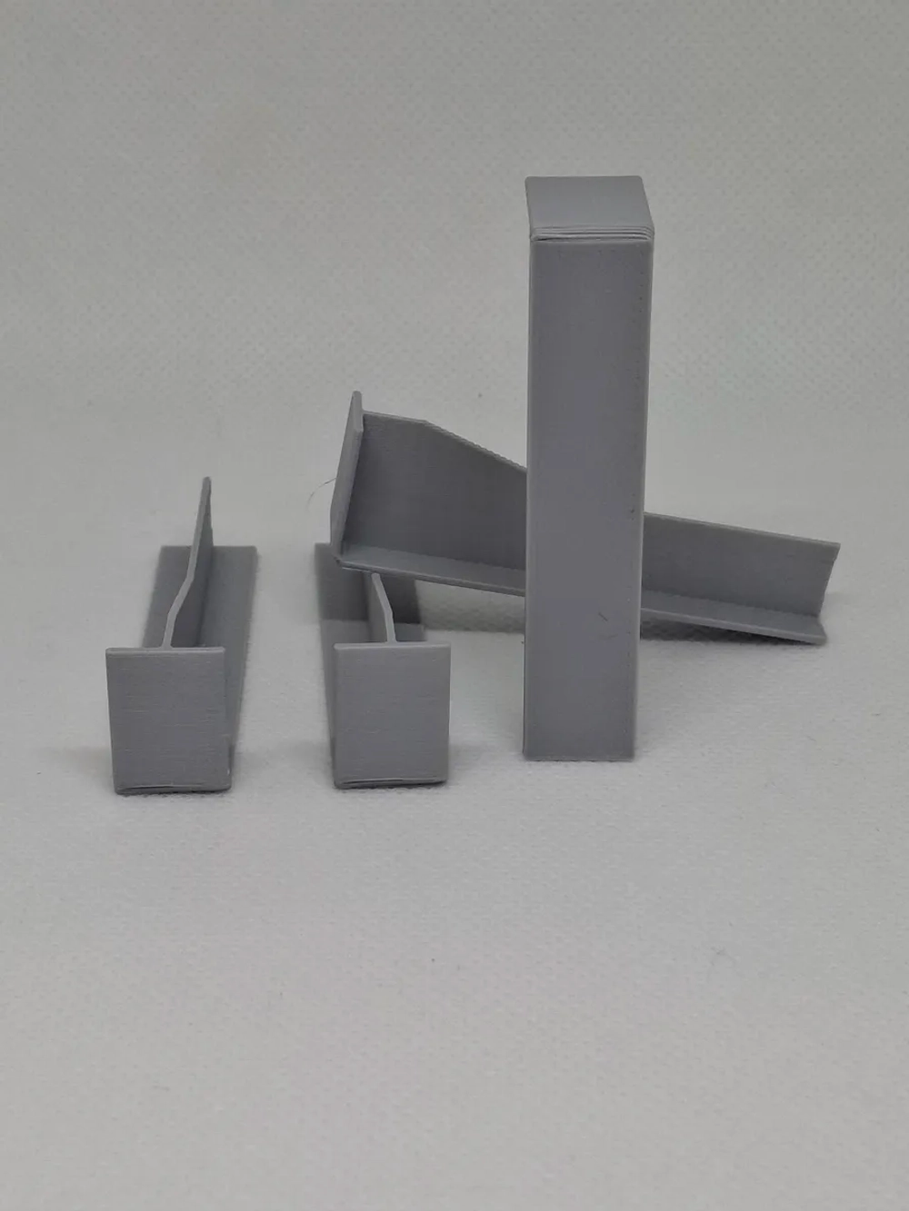 Соединитель для плинтуса 58*16 мм, стык (серый)- 4 шт.