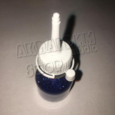 Блёстки в тюбике с носиком Ультрамарин 15 мл