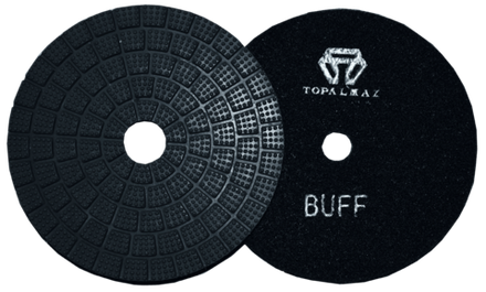 АГШК ФПК1-125 финишная полировка камня зернистость BUFF, диаметр 125 мм