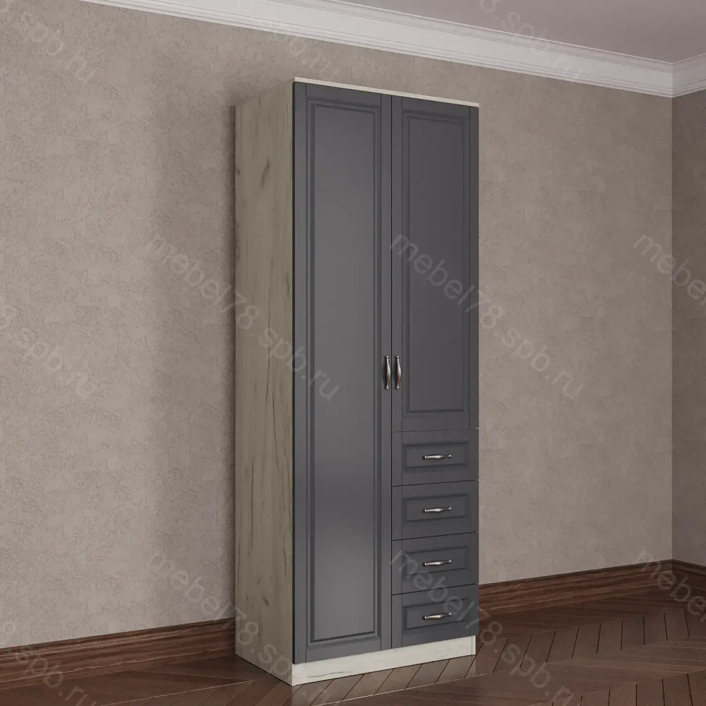 Шкаф распашной 2/4 (мадес)