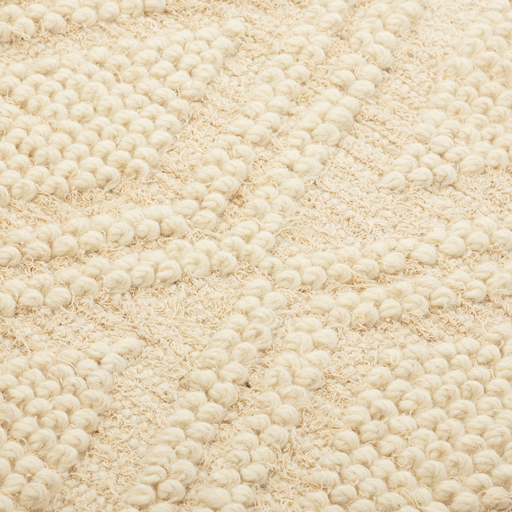 Ковер из шерсти и переработанного хлопка shillong из коллекции ethnic, 70x160см