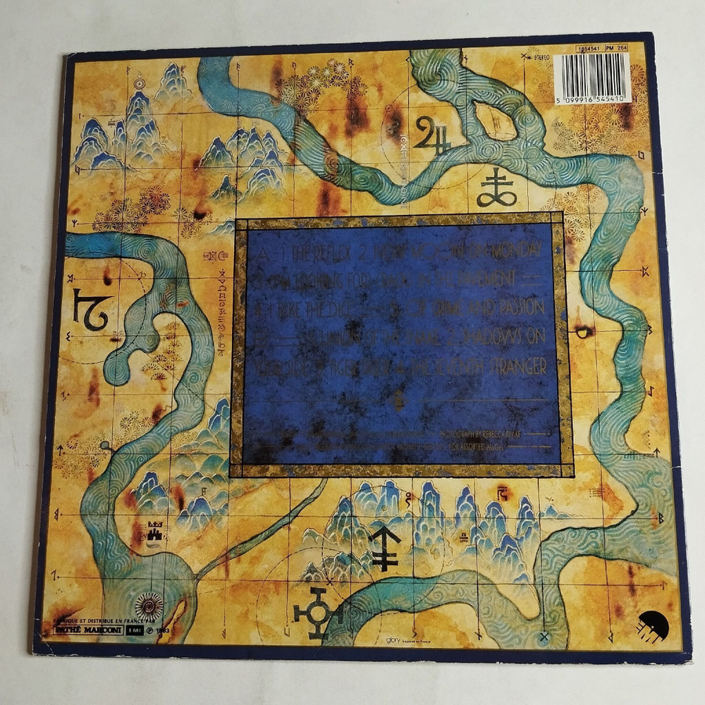 Винтажная виниловая пластинка LP Duran Duran Seven And The Ragged Tiger (France 1983)