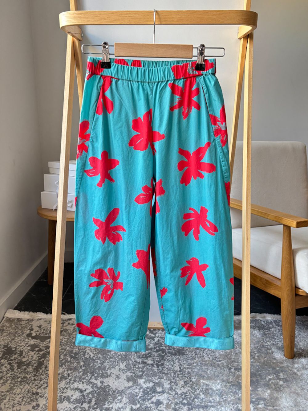 Хлопковые брюки Emporio Armani , 140