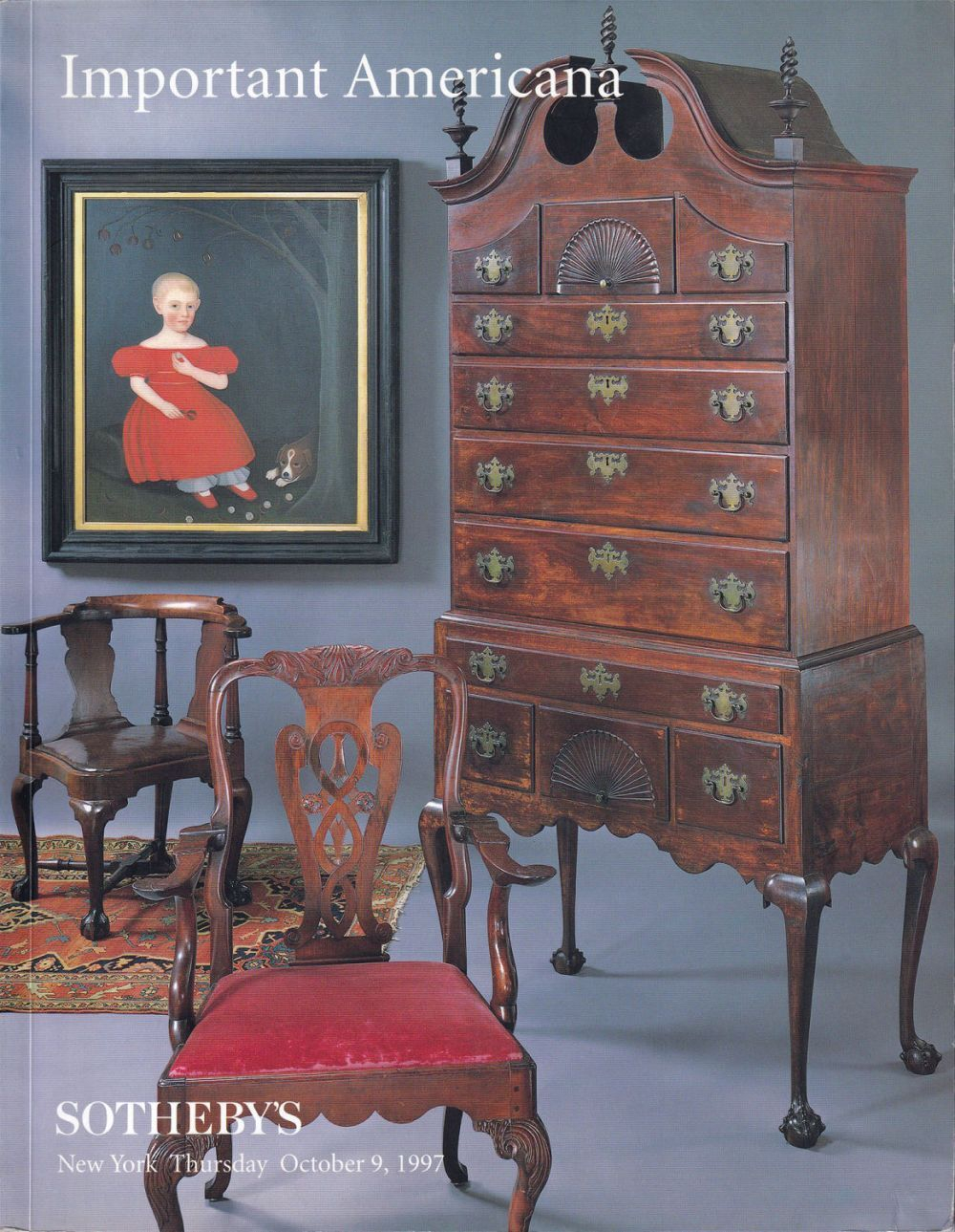 Каталог аукциона Sotheby’s, Нью-Йорк, Американское искусство от 9 октября 1997 года
