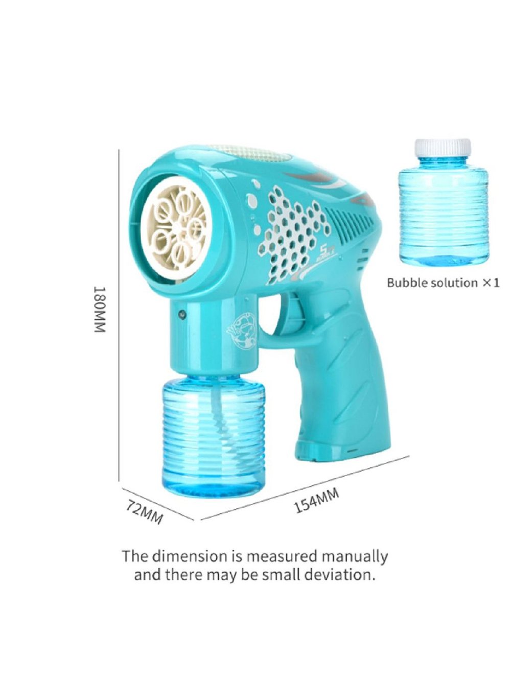 Мегабластер Мыльные пузыри, цвет бирюзовый