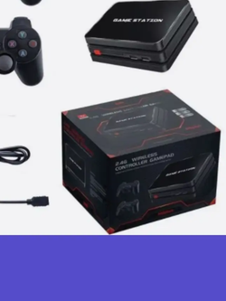 Портативная игровая консоль 2.4G Wireless Controllers Gamepad 64ГБ / Приставка M8 4K HD 10289 игр / Подключение к TV, контроллер для PS1/FC/GBA ретро