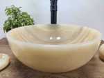 Раковина из оникса Bowl Yellow TinLip BO-61024 40*40*15