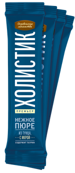 ХОЛИСТИК ПРЕМЬЕР Лакомство для кошки Нежное пюре из тунца, 4*10 г