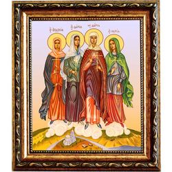 Пузовские мученицы. Икона на холсте.