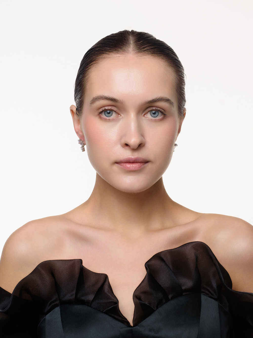 Серьги "Shine drop" Silver