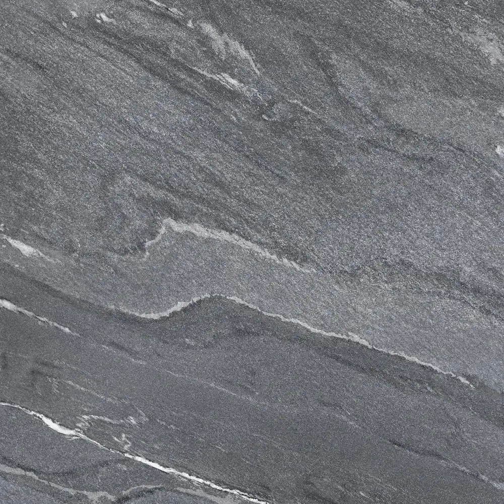 Керамогранит Alma Ceramica GFU57NXT70R Nexstone 57x57 черный глазурованный матовый под камень