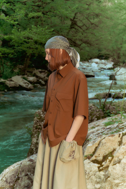 Рубашка Called a Garment Hikercore Shirt "Bear Brown"