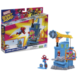 Hasbro Marvel Marvel Stunt Squad - Человек-паук против Зеленого Гоблина набор F7062 / артикул   F6894 F7062  / GTIN 5010994180980