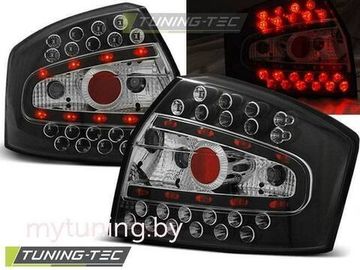 Задние фонари black led для Audi A4 B6